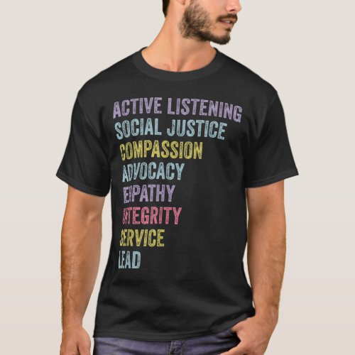 Advocacy Psychology school psychologist therapy Co T_Shirt