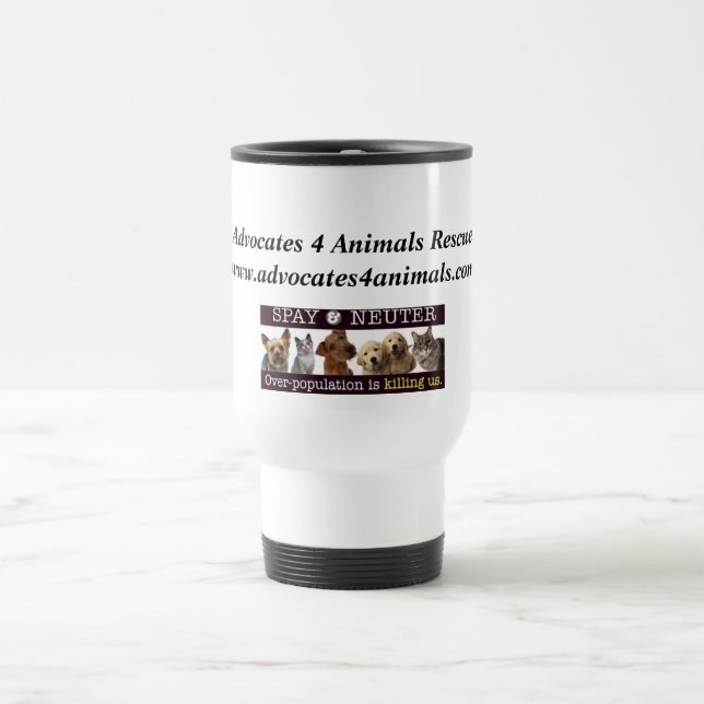 Advocates 4 Animals Travel Mug (Center)