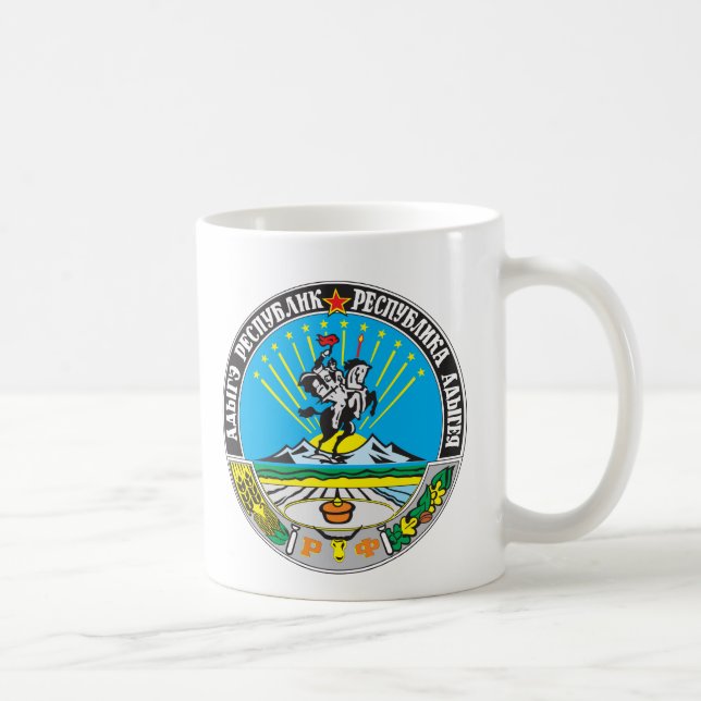 Adygea Coat of Arms Mug (Right)
