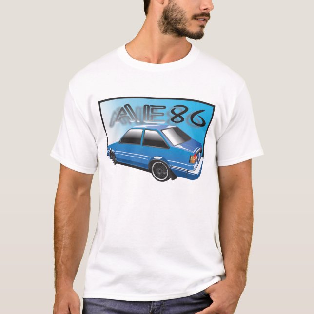 AE86 blue T-Shirt (Front)