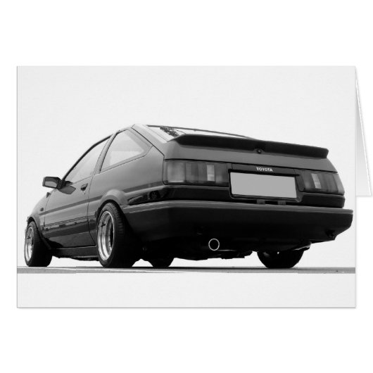 ae86 hachi corolla toyota sprinter trueno cards (Front Horizontal)