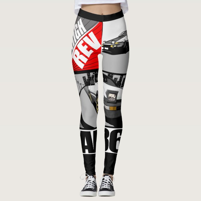 AE86 Leggings by High Rev (Front)