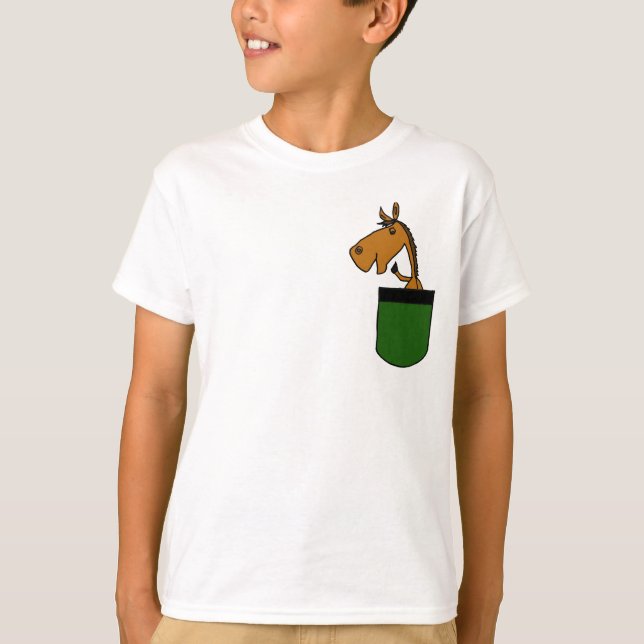 AE- Horse in a Pocket Shirt (Front)