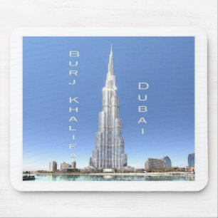 AE United Arab Emirates - Dubai - Burj Khalifa Mouse Pad
