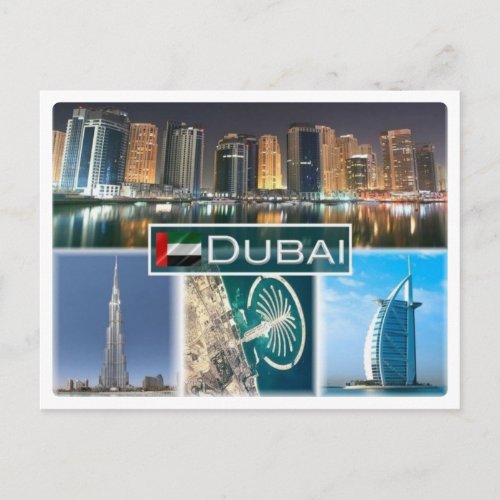 AE United  Arab Emirates _  Dubai _ Postcard