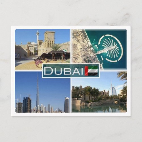 AE United Arab Emirates _ Dubai _ Postcard