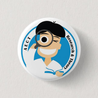 AECT Research and Theory Button-Small Male Pinback Button