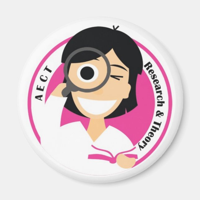 AECT Research and Theory Magnet-Female Logo Magnet (Front)