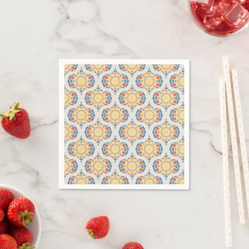 Aegean Summer Oranges &amp; Lemons Ogee Papercraft Napkins