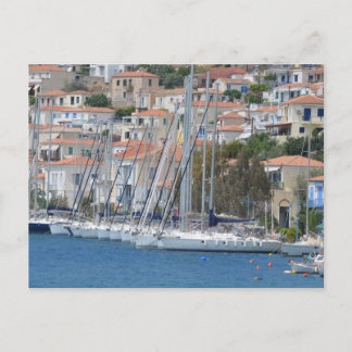 Aegina Port Postcard