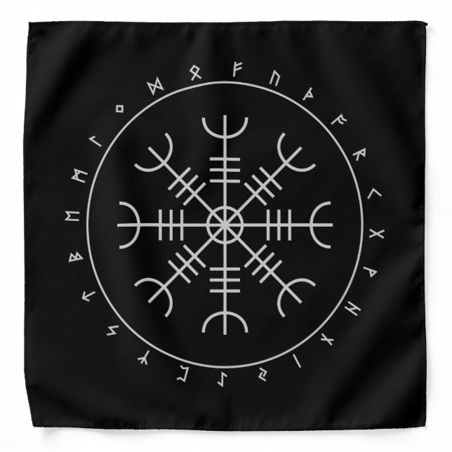 Aegishjalmr Runes Bandana (Front)