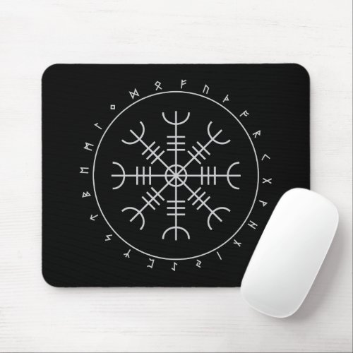 Aegishjalmr Runes Mousepad