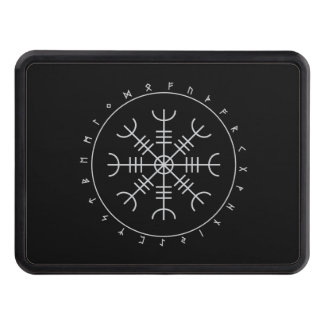 Aegishjalmr Runes Trailer Hitch Cover