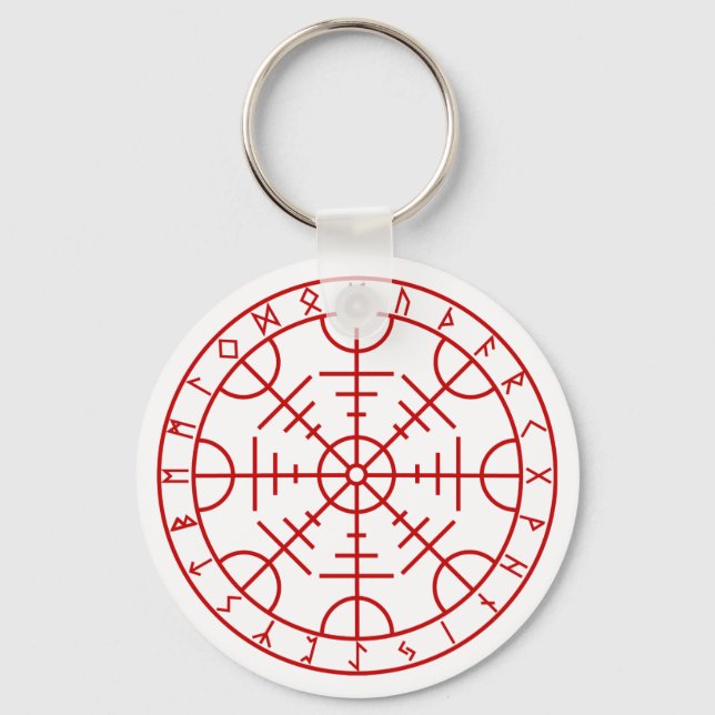 Aegishjalmur Keychain (Front)