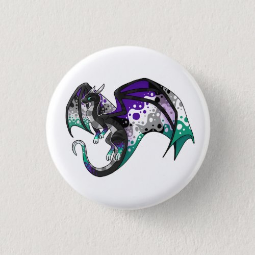 Aegosexual Pride Dragon Button