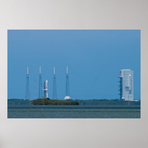 AEHF Atlas V Rocket on Pad Poster