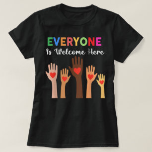 aEKindness Peace Equality Love Inclusion Diversity T-Shirt