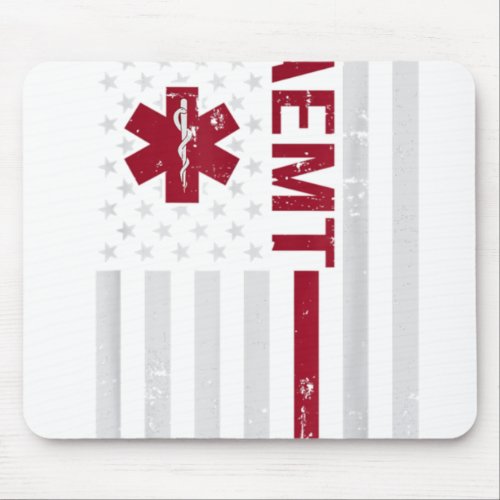 AEMT Advanced Emergency Medical Technician USA Mouse Pad