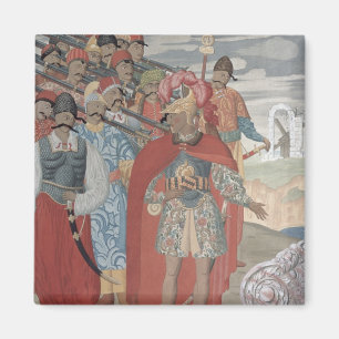 Aeneas and his Soldiers, 1919 Magnet