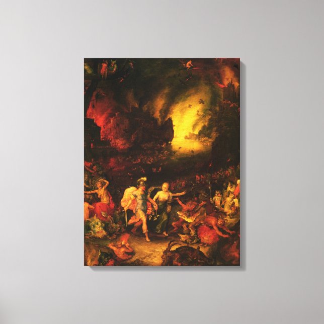 Aeneas in Hades Canvas Print (Front)