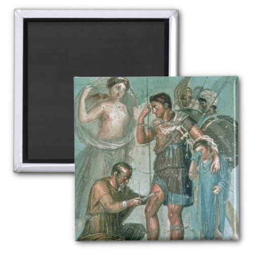 Aeneas injured from Pompeii Magnet
