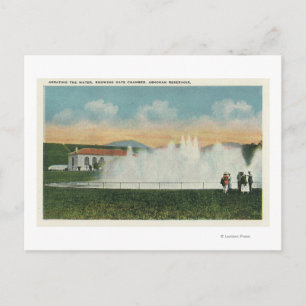 Aerating the Water at Ashokan Reservoir Postcard