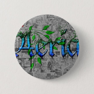 Aeria & Manga Pinback Button