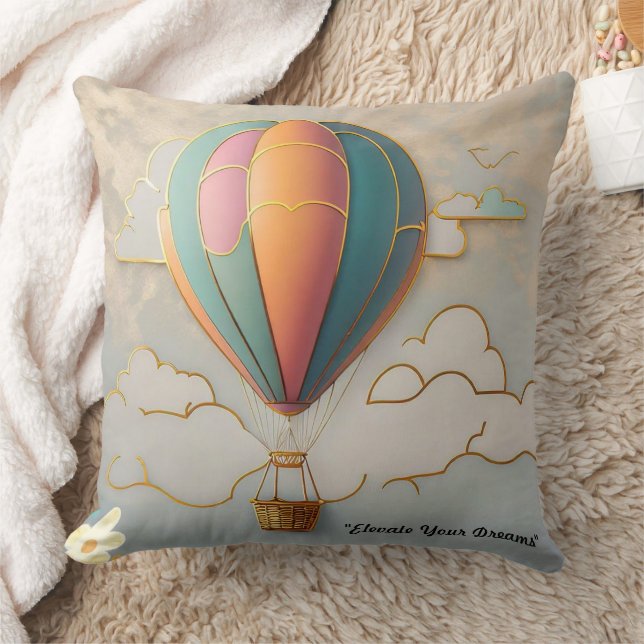 "Aerial Adventures" Throw Pillow (Blanket)