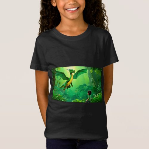 Aerial Adventures with Drake and His Dragon T_Shirt