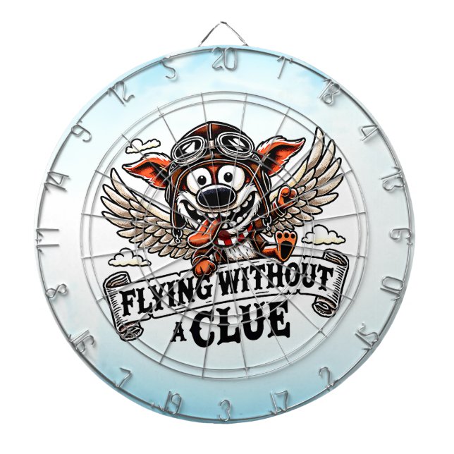 Aerial Antics Dart Board (Front)