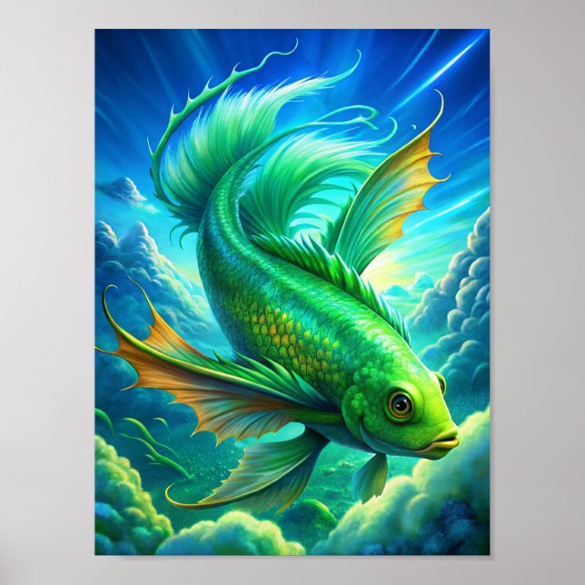 "Aerial Aquatics" Poster (Front)