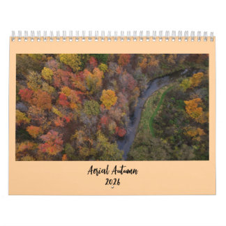 Aerial Autumn 2026 Calendar