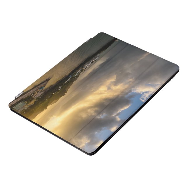 aerial beach sunset iPad pro cover (Side)