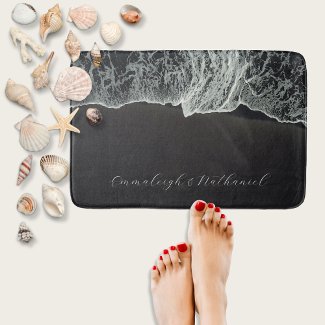 Aerial Black Sand Beach Custom