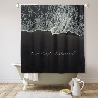 Aerial Black Sand Beach Custom