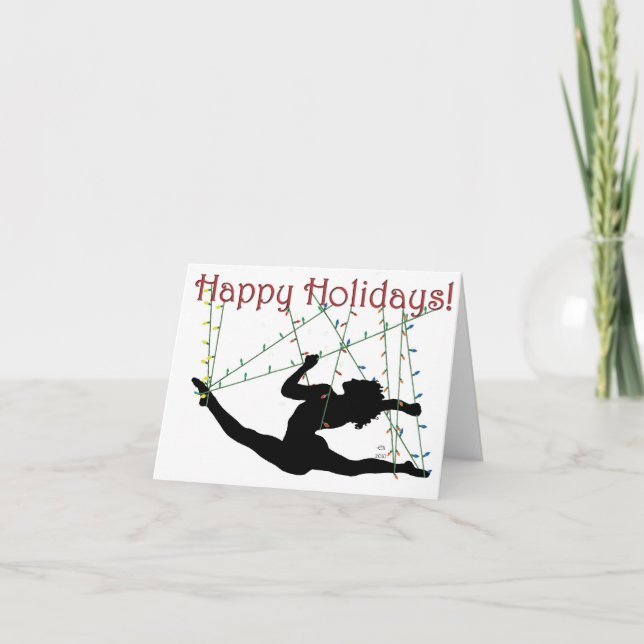 Aerial Christmas Holiday Card (Front)