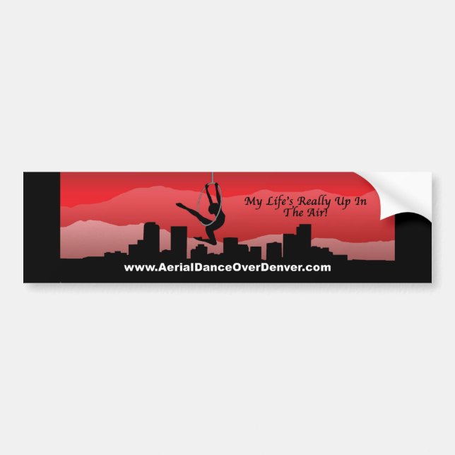 Aerial Dance Over Denver Bumper Sticker (Front)