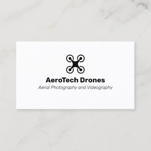 Aerial Drone Photography and Video Services Business Card