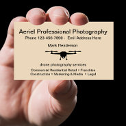 Aerial Drone Photography Business Card at Zazzle