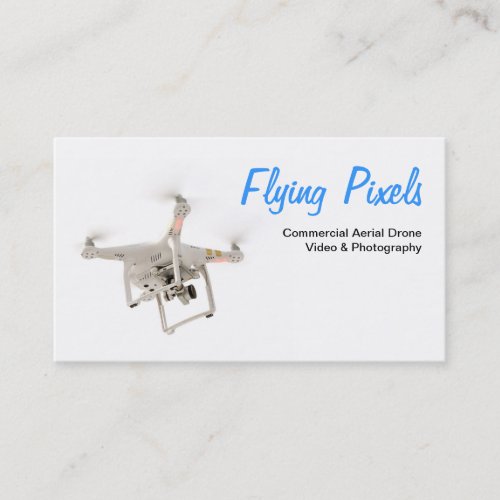 Aerial Drone Video  Photography Service Business Card