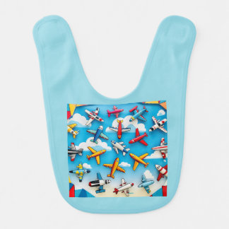" AERIAL ESCAPADE " BABY BIB