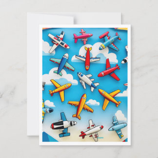 " AERIAL ESCAPADE " POSTCARD