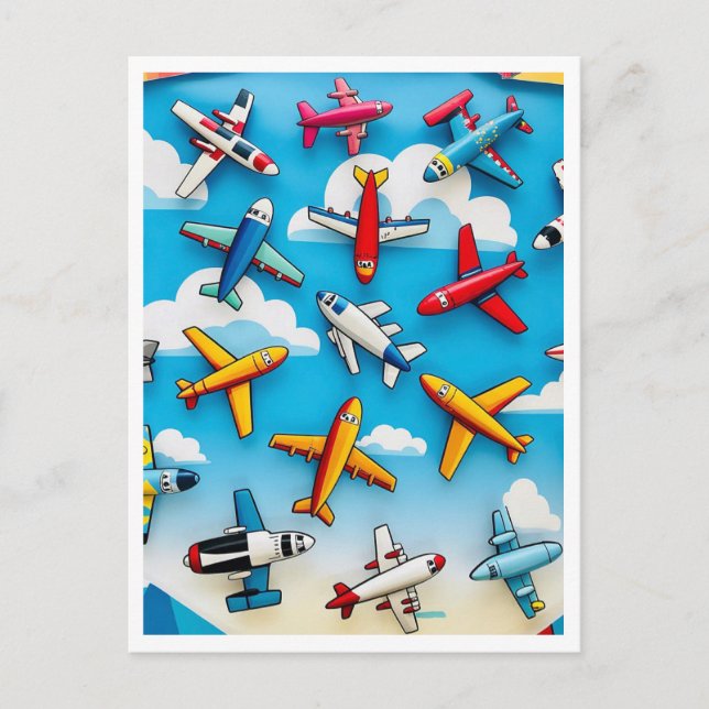 " AERIAL ESCAPADE " POSTCARD (Front)