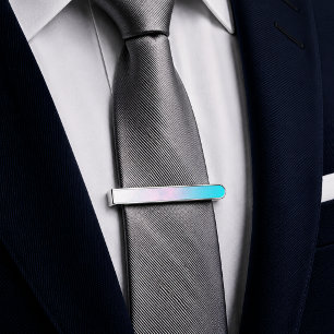 Aerial Fade Silver Finish Tie Bar