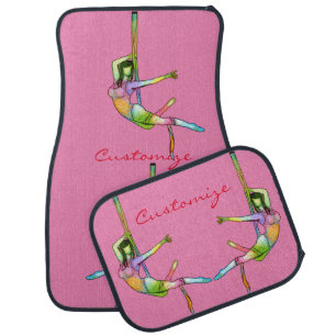 Aerial Fitness Yoga Thunder_Cove Car Floor Mat