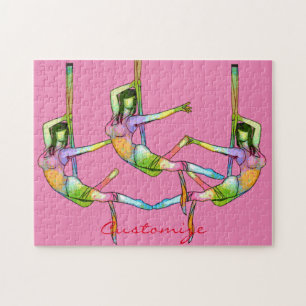 Aerial Fitness Yoga Thunder_Cove Jigsaw Puzzle