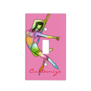 Aerial Fitness Yoga Thunder_Cove Light Switch Cover