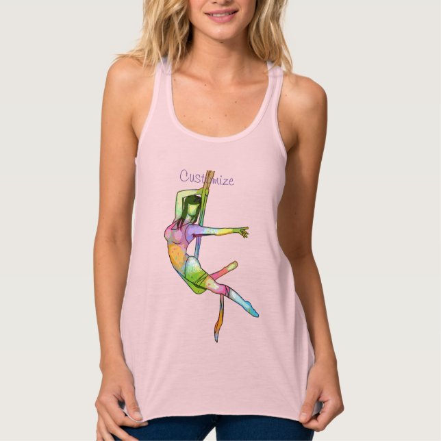 Aerial Fitness Yoga Thunder_Cove Tank Top (Front)