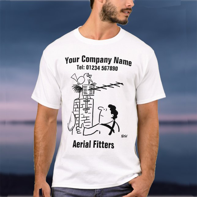 Aerial Fitter cartoon T-Shirt (Creator Uploaded)