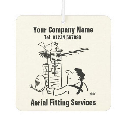 Aerial Fitter Satellite Installer Air Freshener